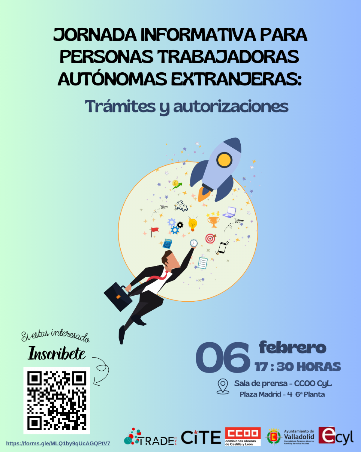 Jornada informativa para personas trabajadoras autnomas extranjeras