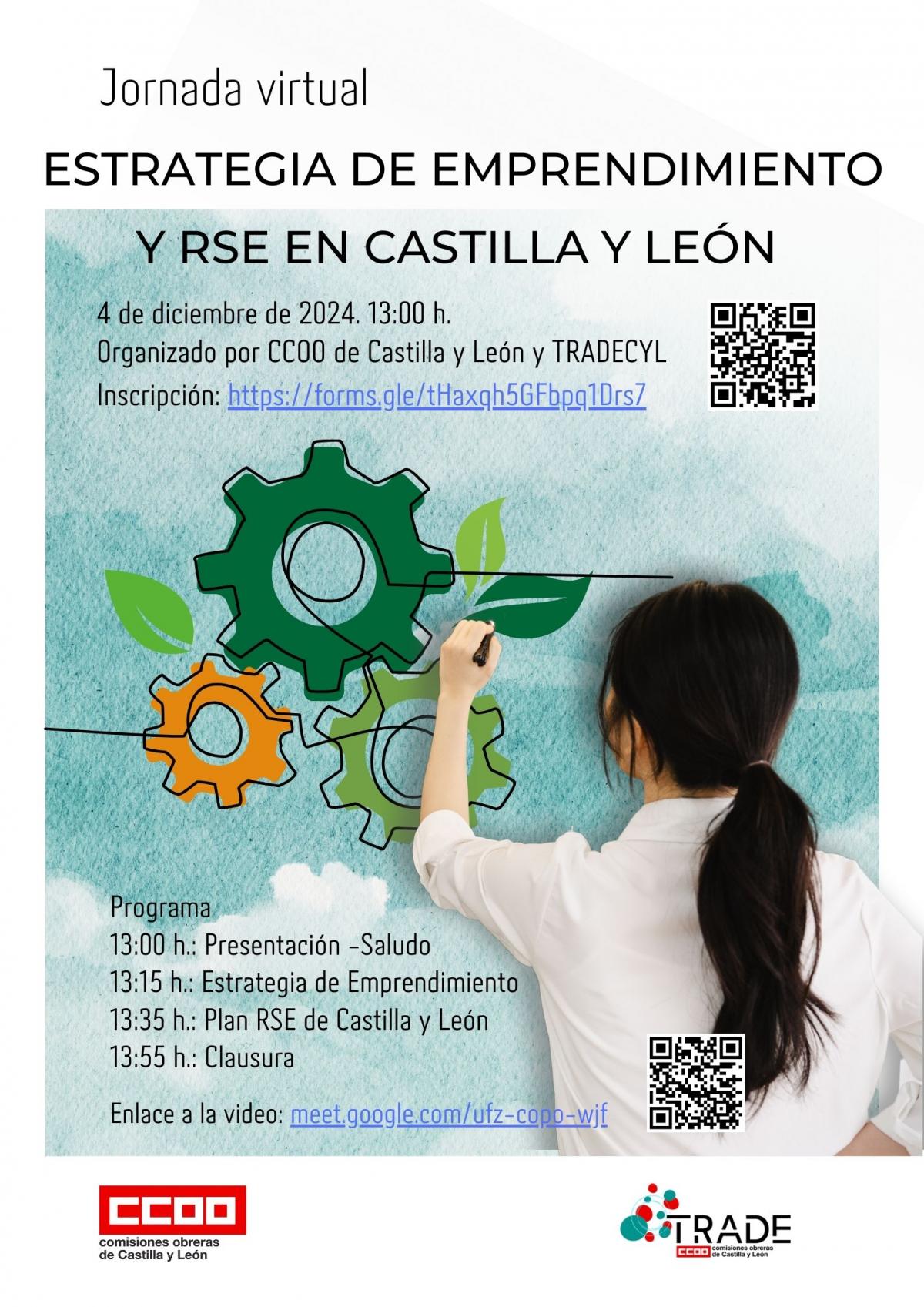 Jornada virtual Estrategia de Emprendimiento y RSE en CyL